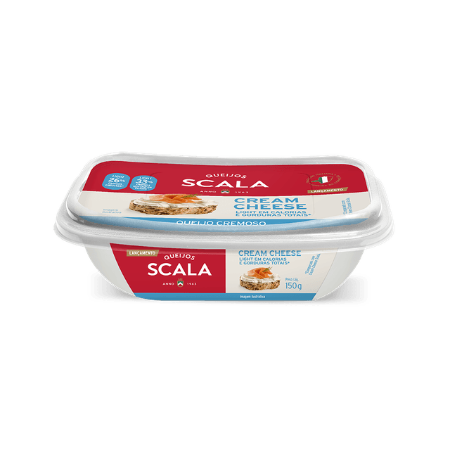 CREAM CHEESE LIGHT POTE 150 G SCALA