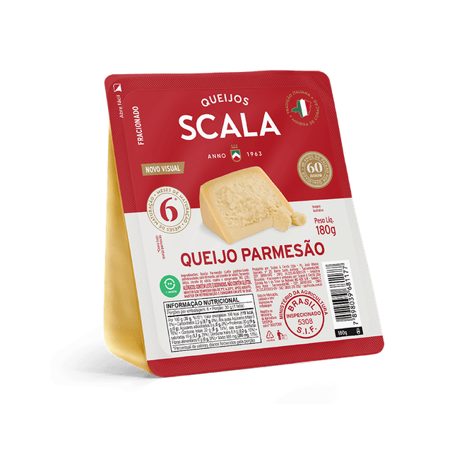 PARMESAO 6 MESES FRACIONADO 180 G SCALA