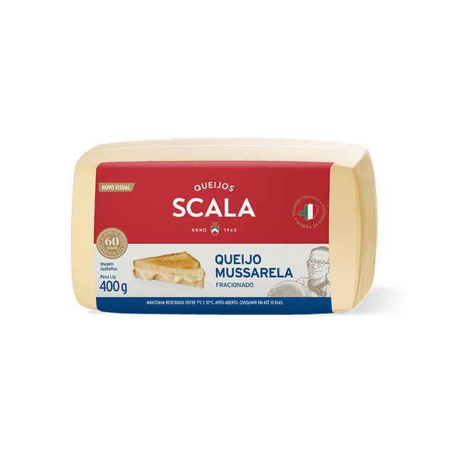 MUSSARELA PECA 400 G SCALA