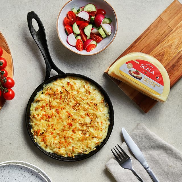 Batata Rosti com Queijo Meia Cura Scala